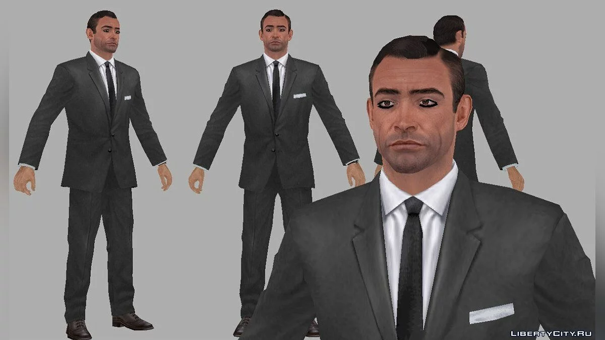 007 Sean Connery outfits pack (FRWL) / GTA San Andreas