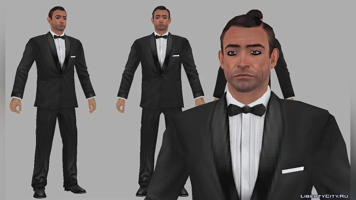 007 Sean Connery outfits pack (FRWL) / GTA San Andreas
