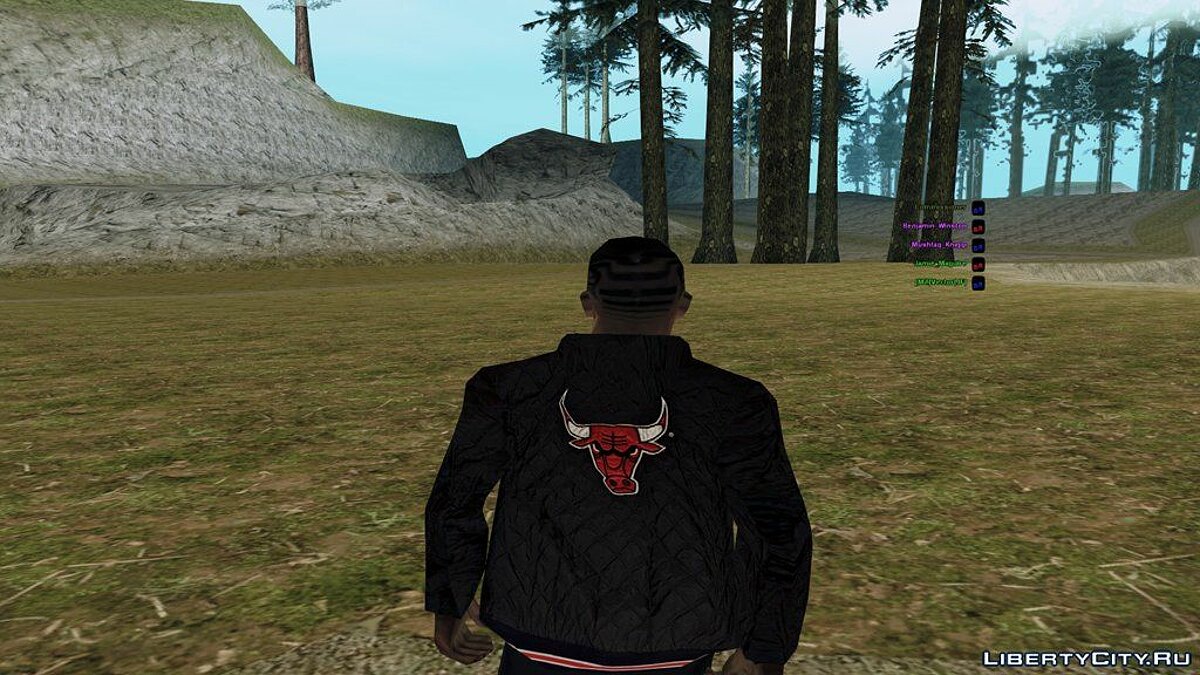 Скачать Chicago Bulls Fan/Random Winter nigga для GTA San Andreas