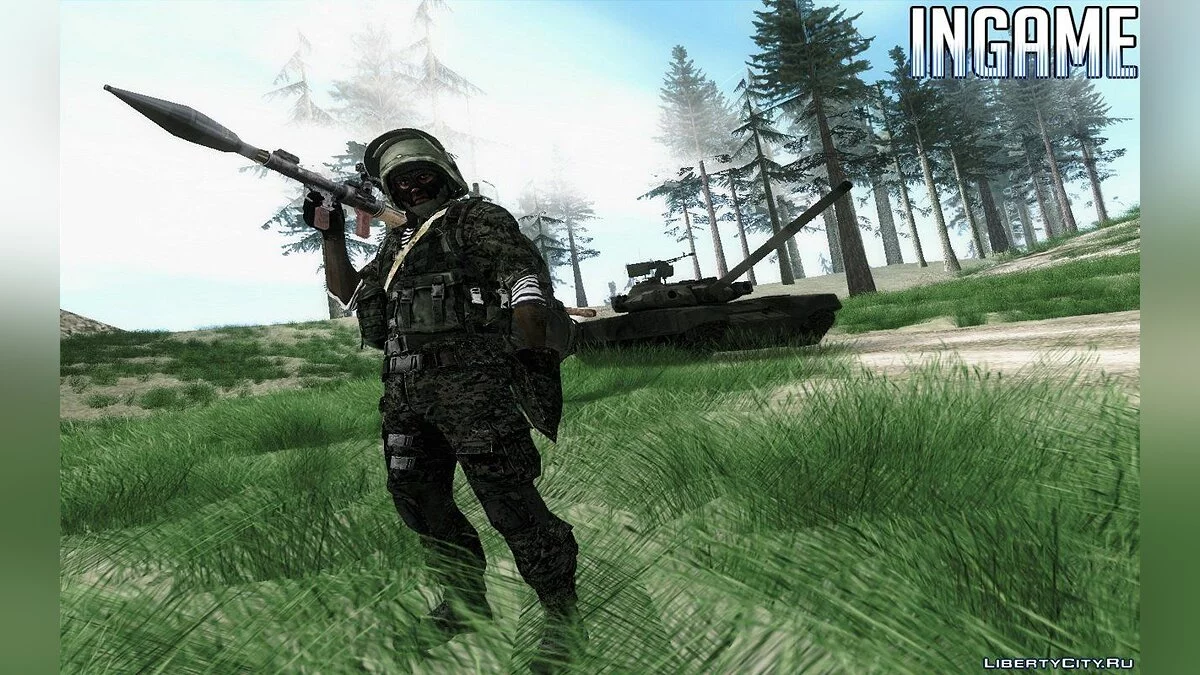 Скин русской поддержки из BF3 / GTA San Andreas