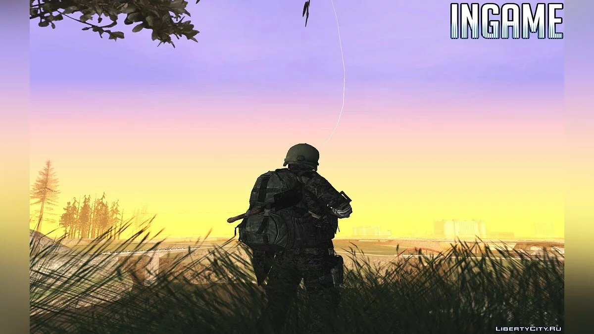 Скин русской поддержки из BF3 / GTA San Andreas