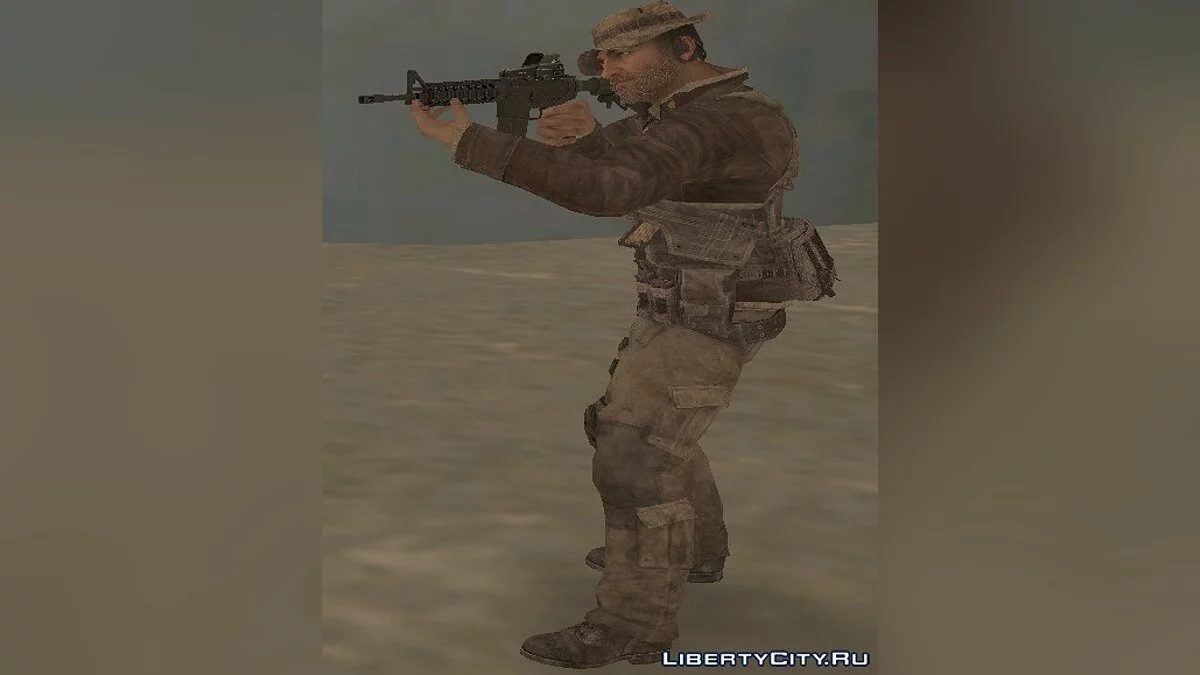 Капитан Прайс из MW3 / GTA San Andreas