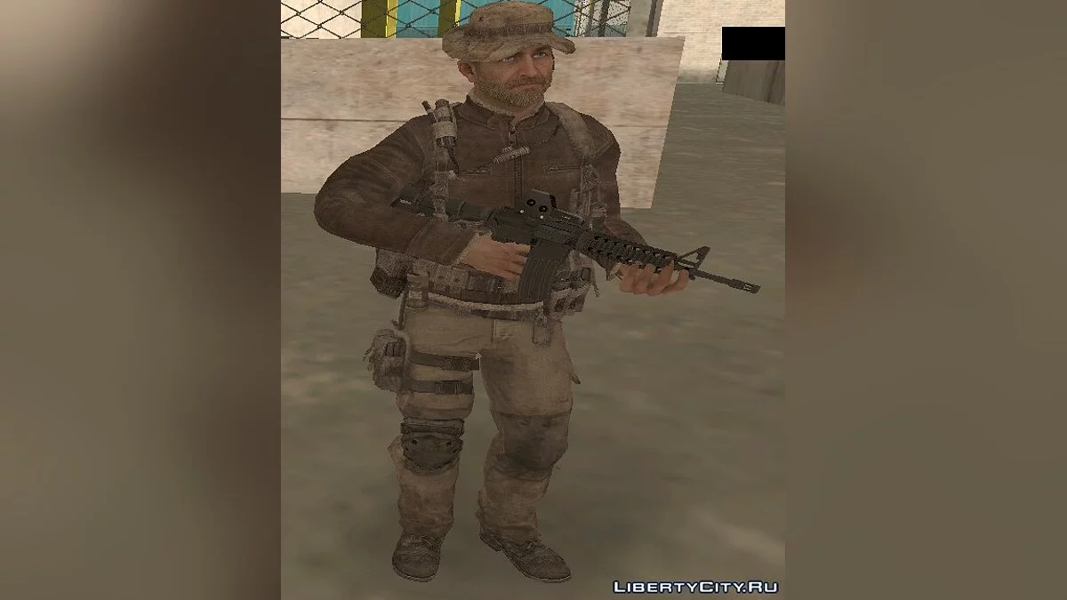 Капитан Прайс из MW3 / GTA San Andreas