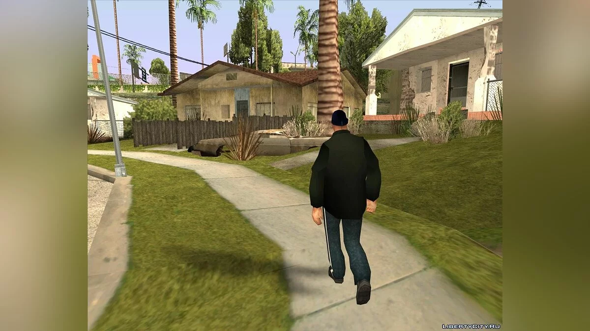 New Skin Бомжа V1.0 / GTA San Andreas
