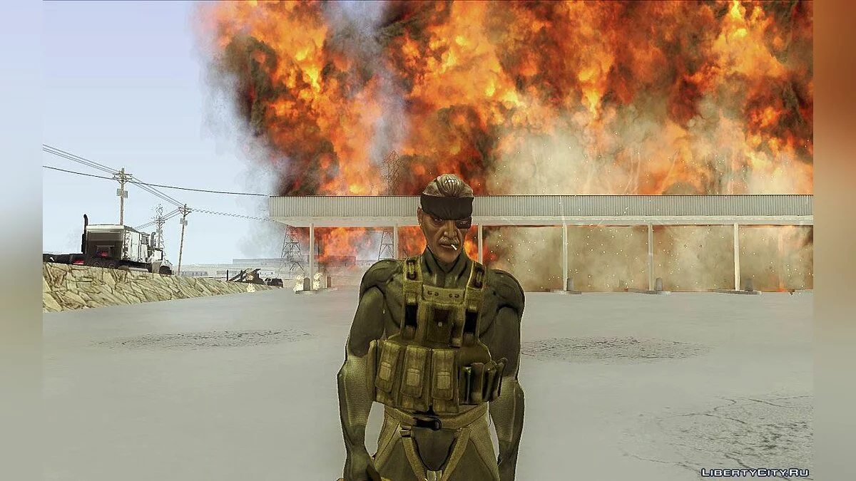 Солид Снейк / GTA San Andreas