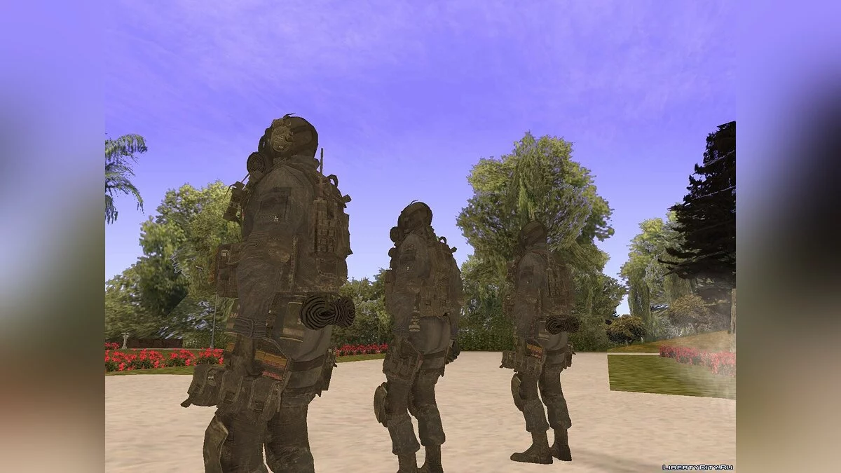 Пак бойцов 22 полка S.A.S. (MW3) / GTA San Andreas