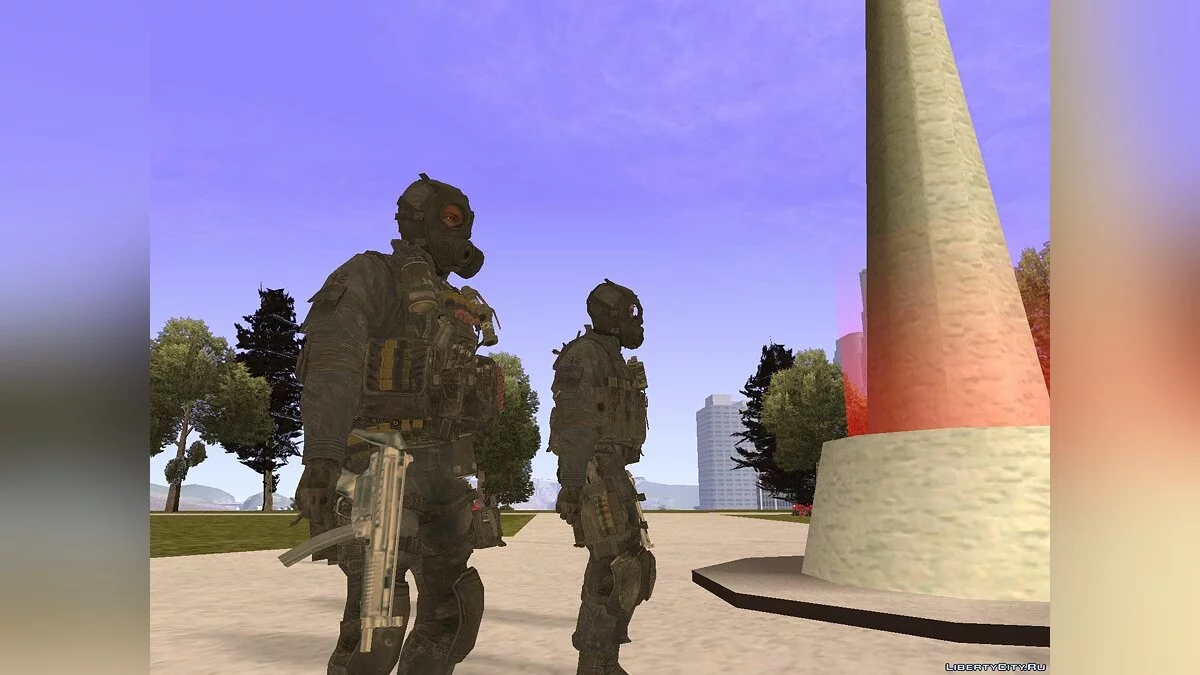Пак бойцов 22 полка S.A.S. (MW3) / GTA San Andreas