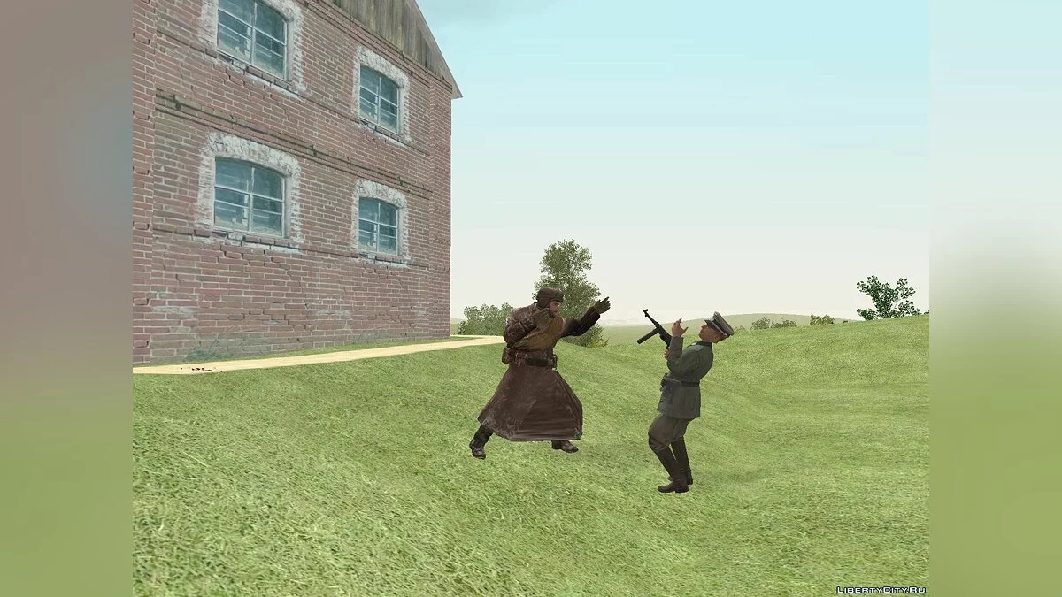 Советские солдаты из Call of Duty 2 / GTA San Andreas