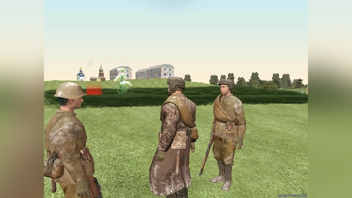 Советские солдаты из Call of Duty 2 / GTA San Andreas