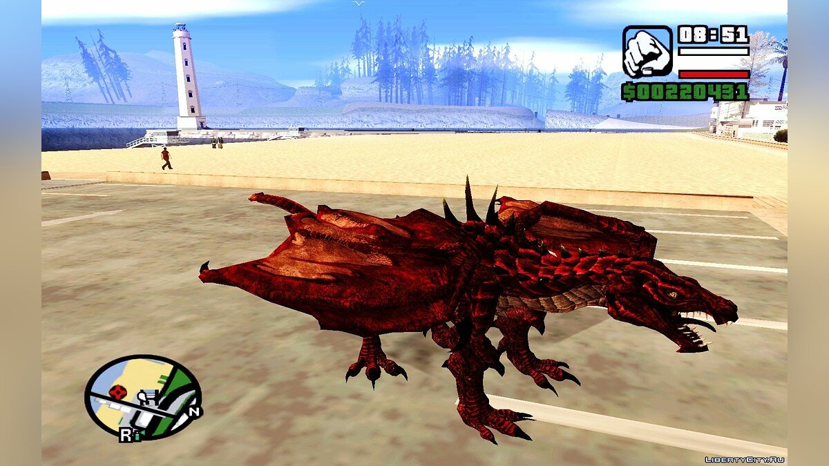 Скачать Dragon для GTA San Andreas