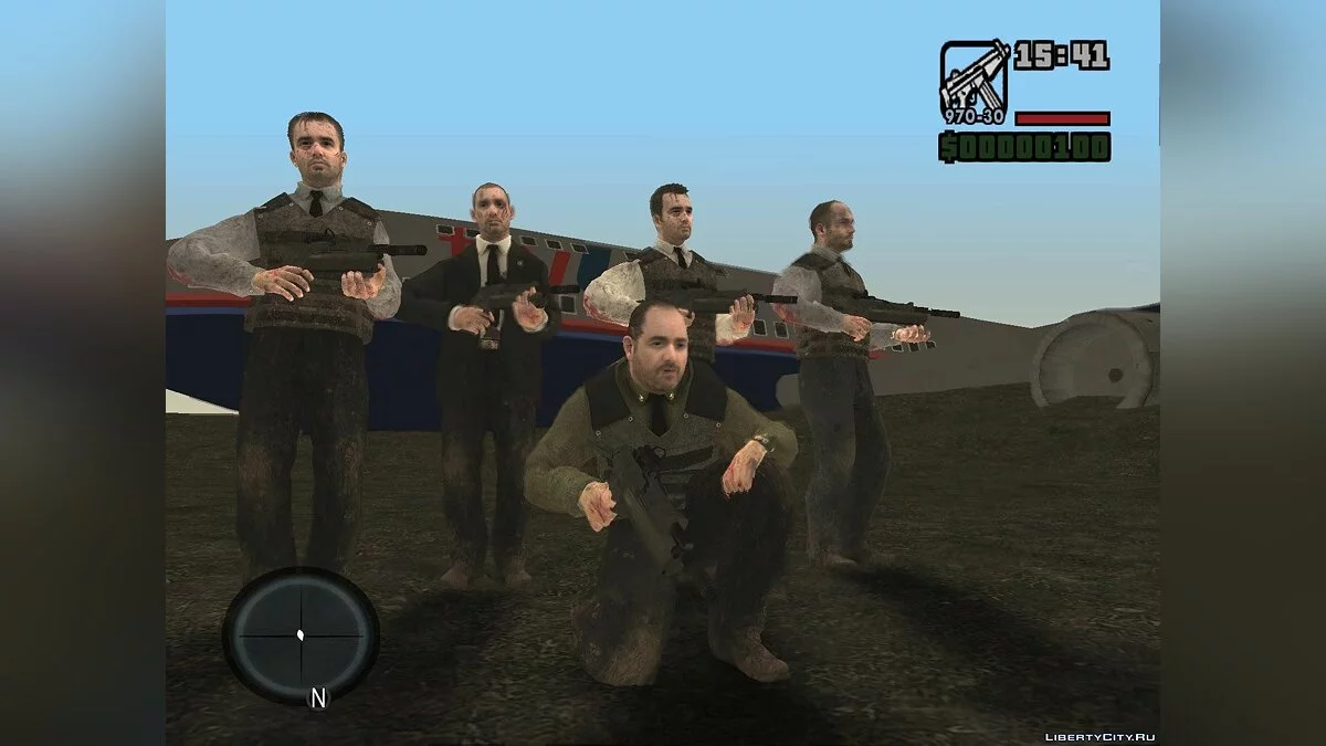 Пак агентов ФСО из MW3 / GTA San Andreas