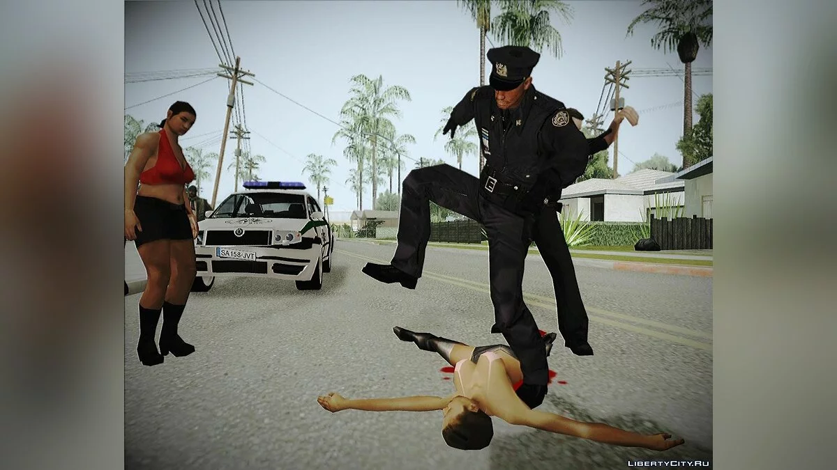 Policeman from Alone in the Dark 5 / GTA San Andreas
