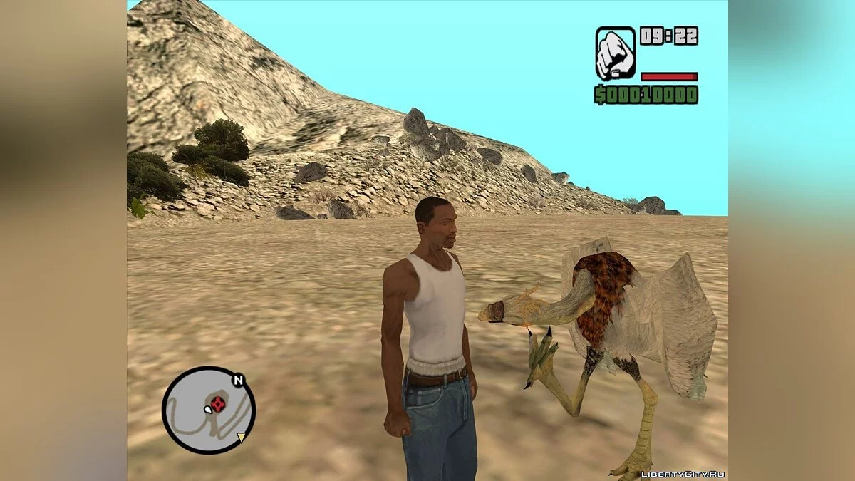 Птица из Risen + анимации / GTA San Andreas