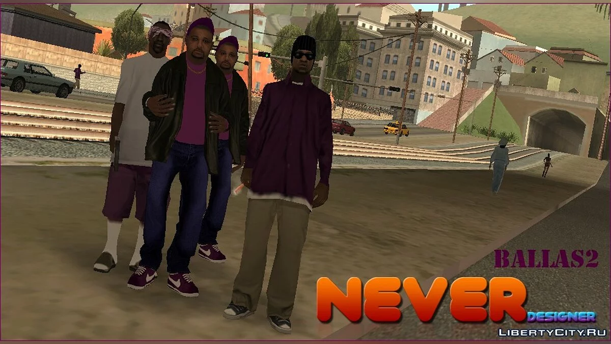 The Ballas Gang (ballas2) / GTA San Andreas
