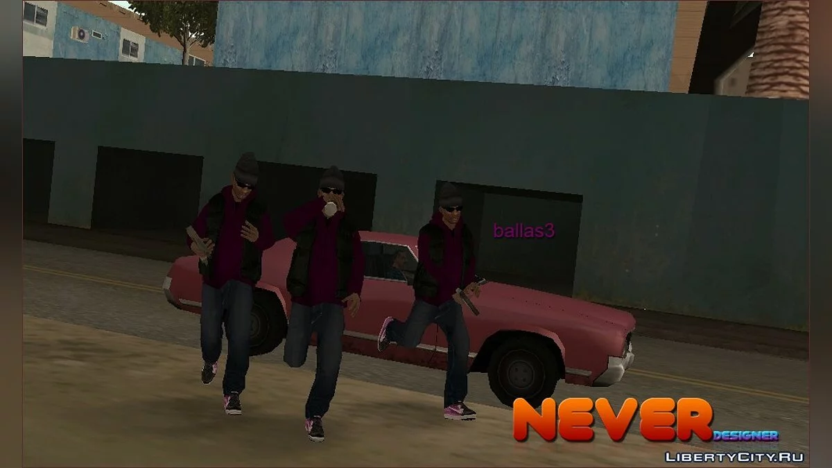 The Ballas Gang (ballas3) / GTA San Andreas