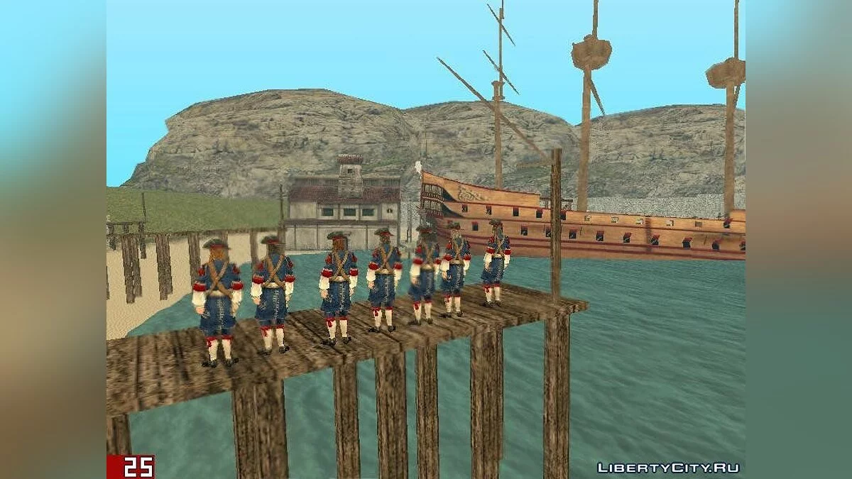 Французская морская пехота (18 век) / GTA San Andreas