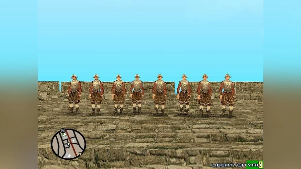 Испанская морская пехота 18-го века / GTA San Andreas