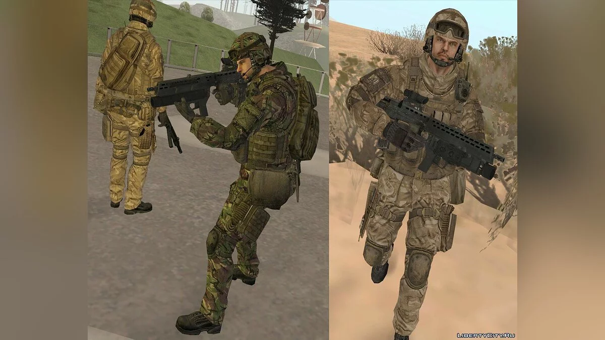 SAS, конверт из Tornado Force / GTA San Andreas