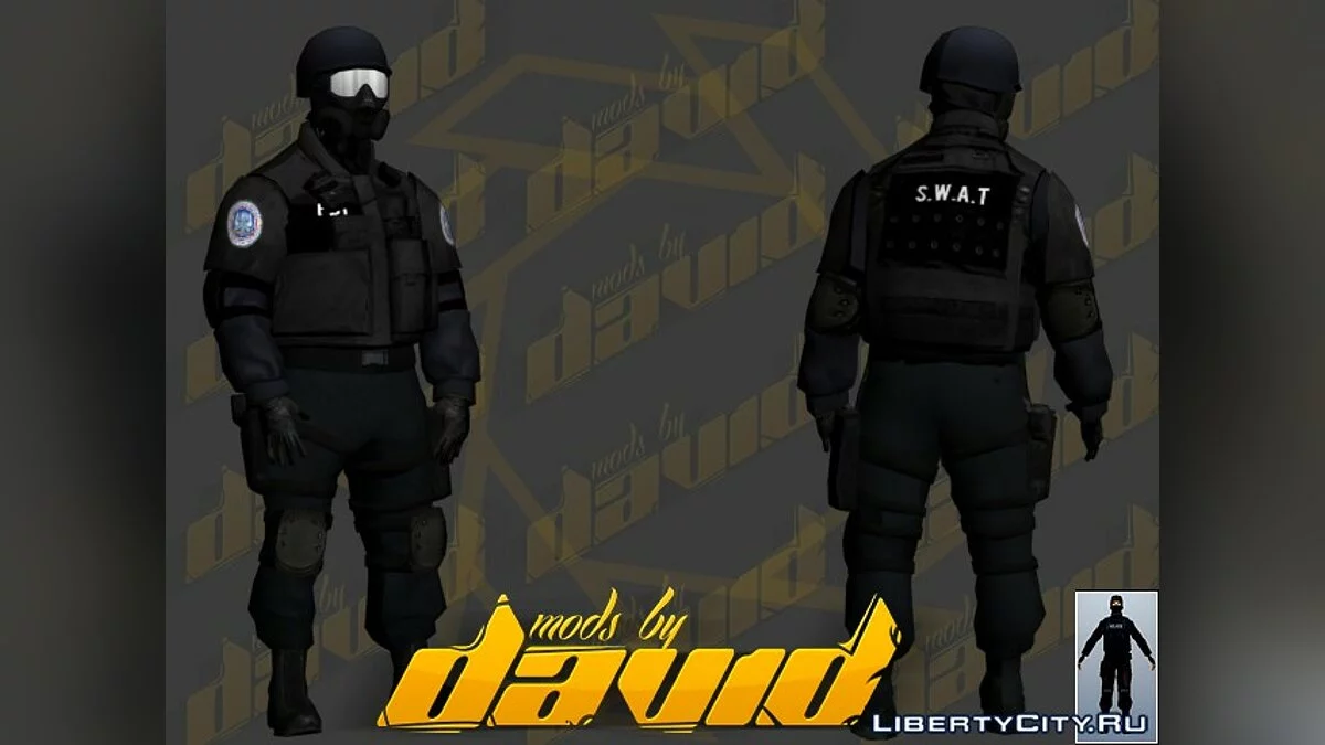 HD SWAT by Dav1d / GTA San Andreas