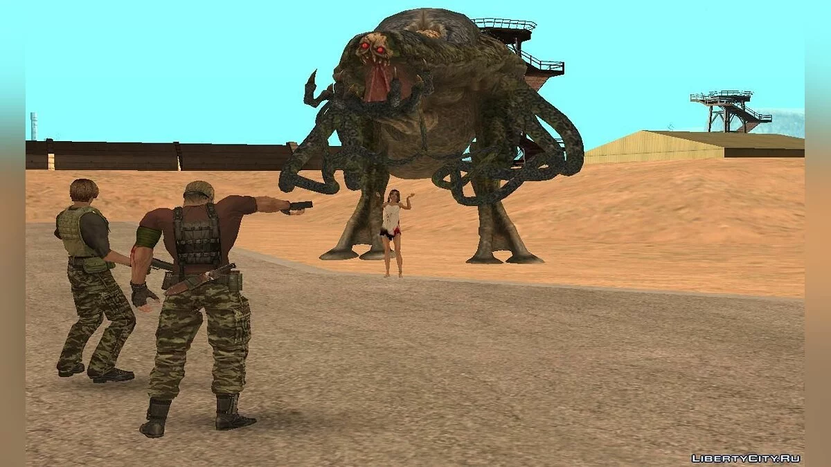 Хилда Хидалго из Resident Evil The Darkside Chronicles / GTA San Andreas