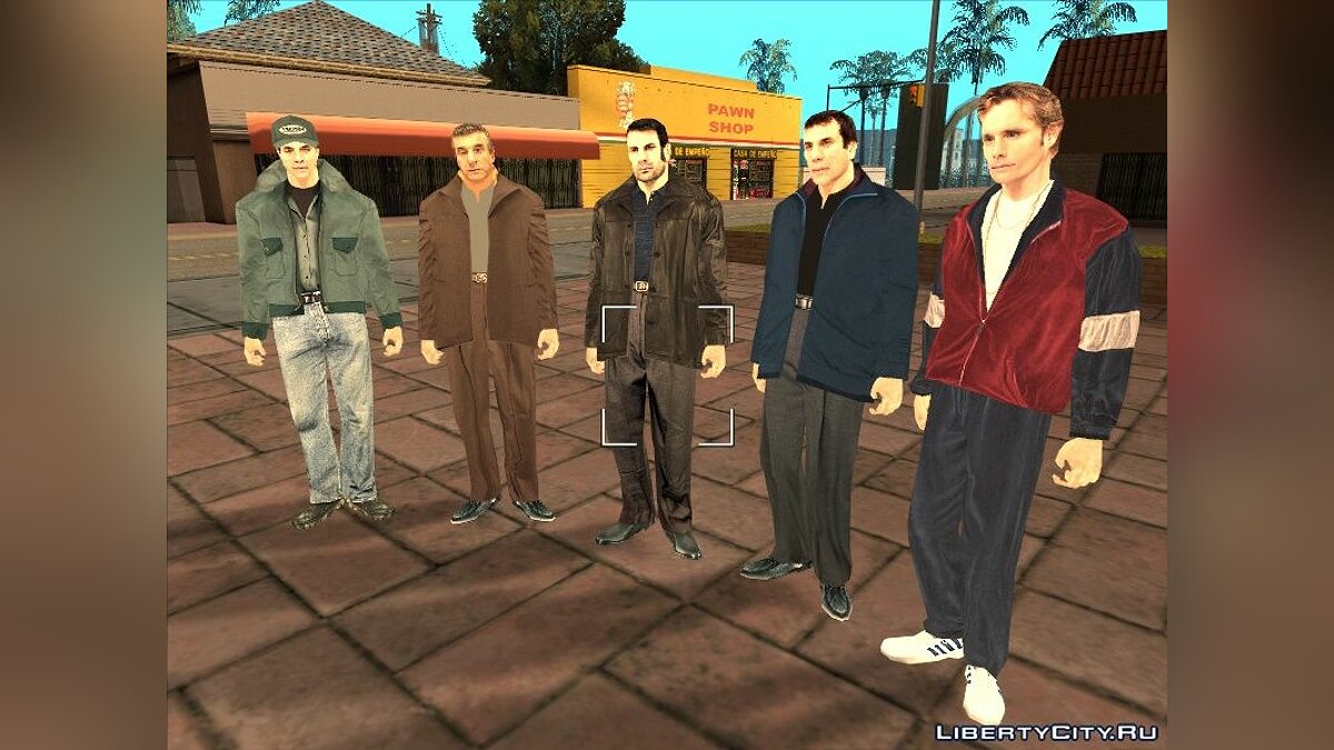 Скачать Пак скинов из Макс Пейн 2 для GTA San Andreas