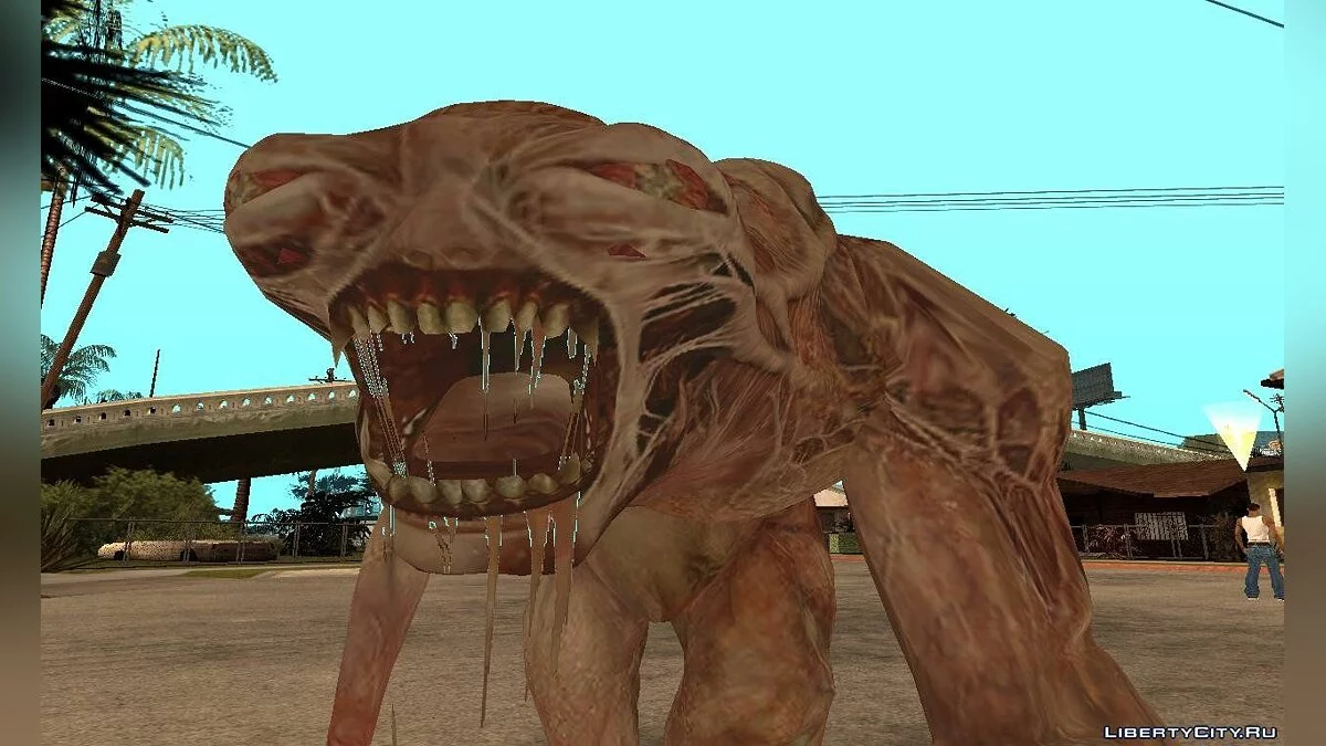 Паразит G из Resident evil: The Darkside chronicles / GTA San Andreas