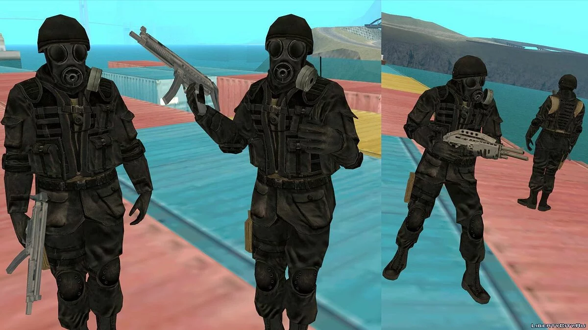 SAS, конверт из SAS: Secure Tomorrow / GTA San Andreas