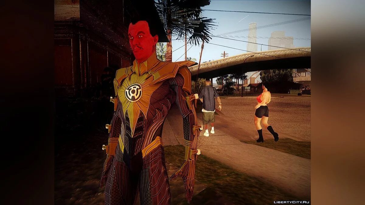 Sinestro and Flash / GTA San Andreas