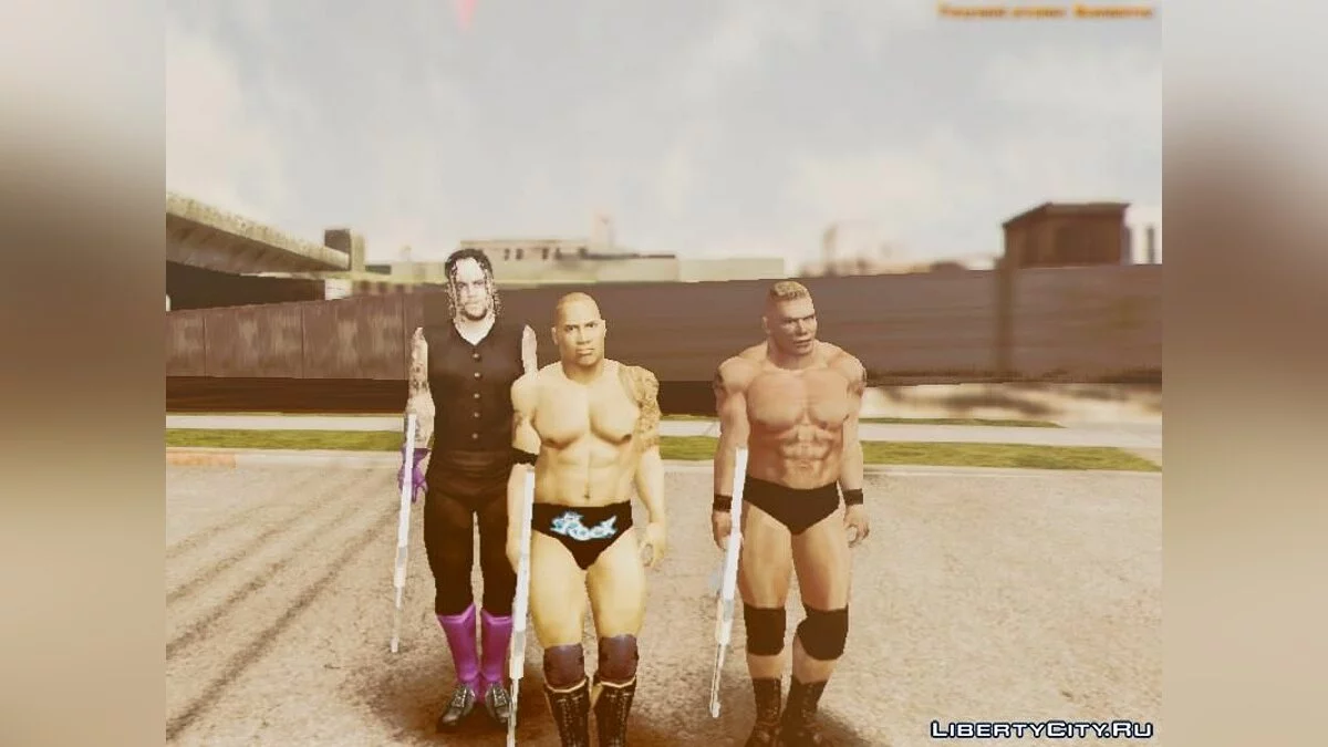 Brock Lesnar 2003 from HCTP / GTA San Andreas