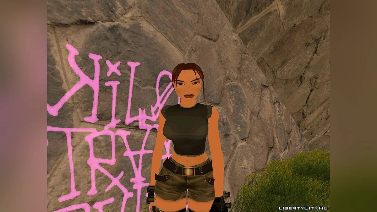 Lara Croft The Angel of Darkness skin / GTA San Andreas