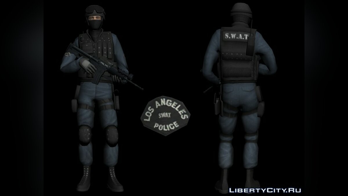 Скачать Los Angeles S.W.A.T. Skin для GTA San Andreas