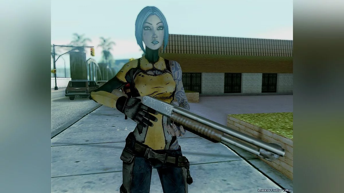 Maya from Borderlands 2 / GTA San Andreas