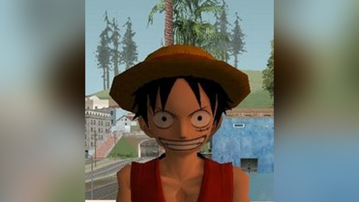 Скачать Monkey D Luffy для GTA San Andreas