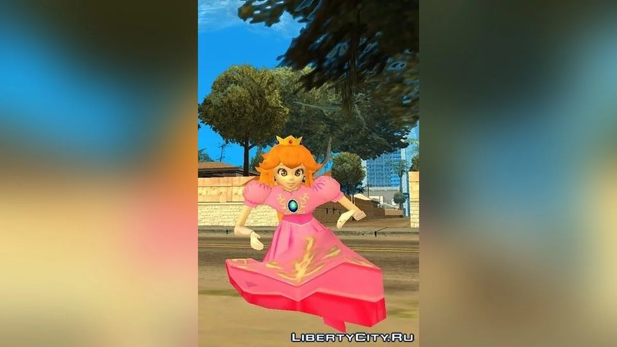 Princess Peach (from Mario) / GTA San Andreas