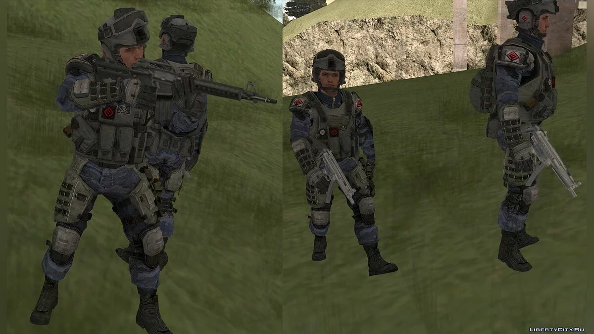 Штурмовик ЧВК Blackwood из Warface / GTA San Andreas