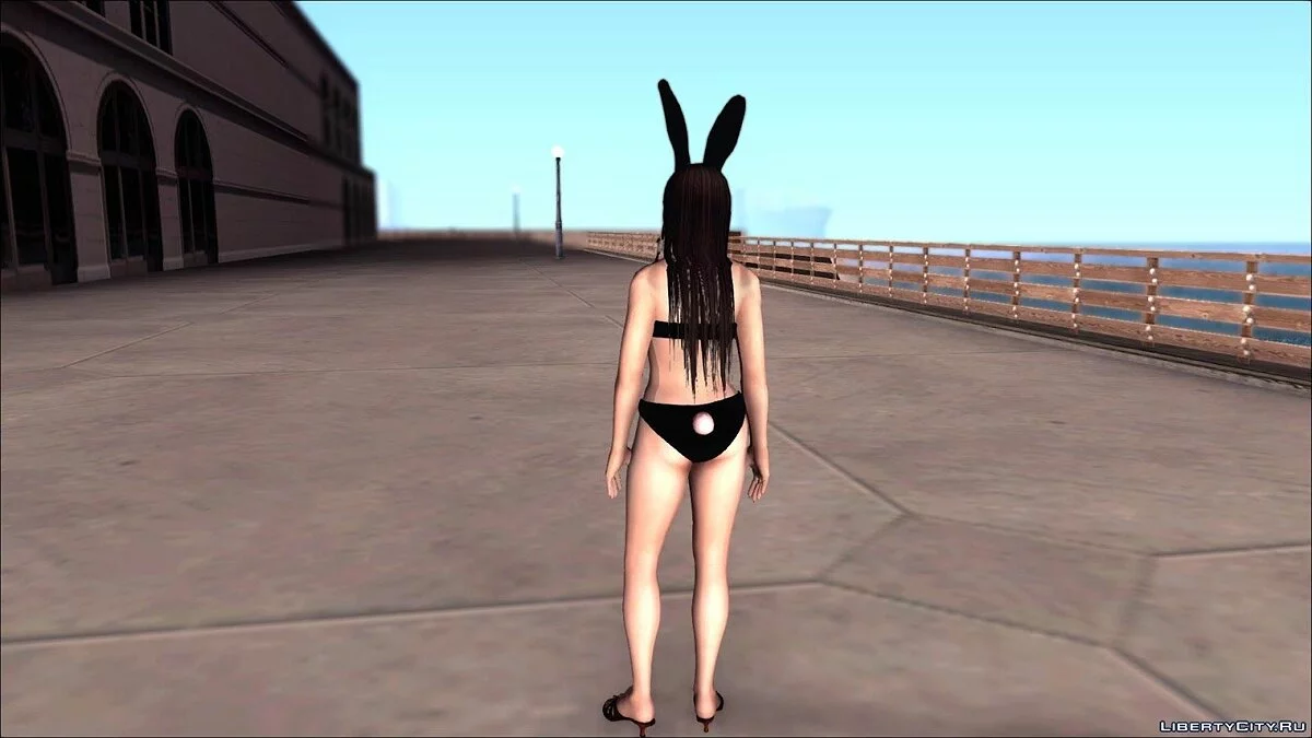 Dead Or Alive 5 Kokoro Black Bunny Outfit / GTA San Andreas
