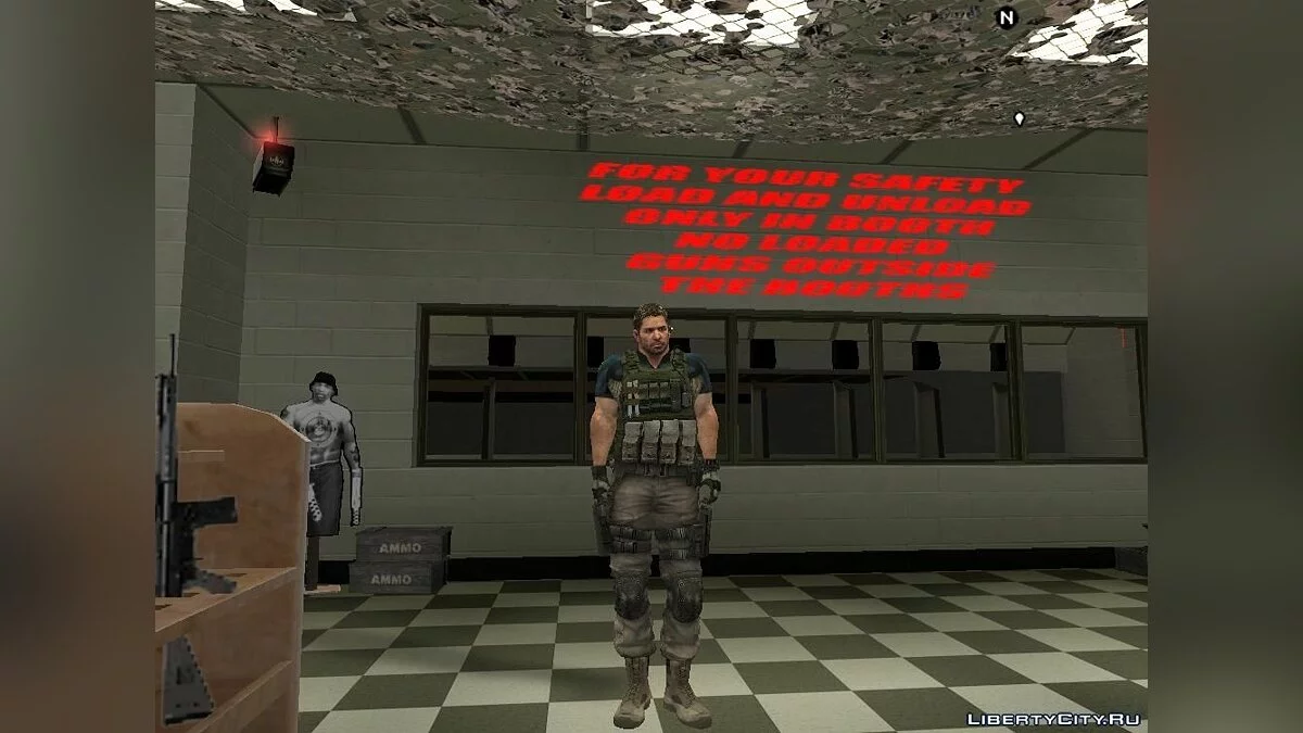 Крис Редфилд из Resident Evil 6 / GTA San Andreas