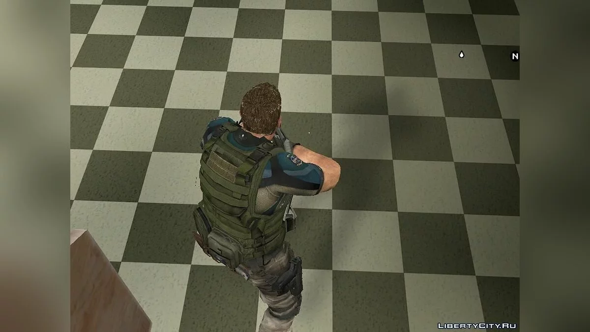 Крис Редфилд из Resident Evil 6 / GTA San Andreas