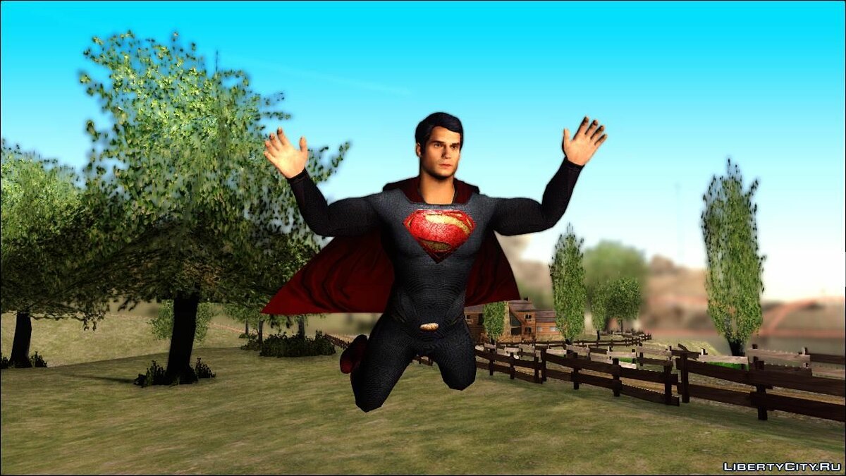 Скачать Man of Steel Superman для GTA San Andreas