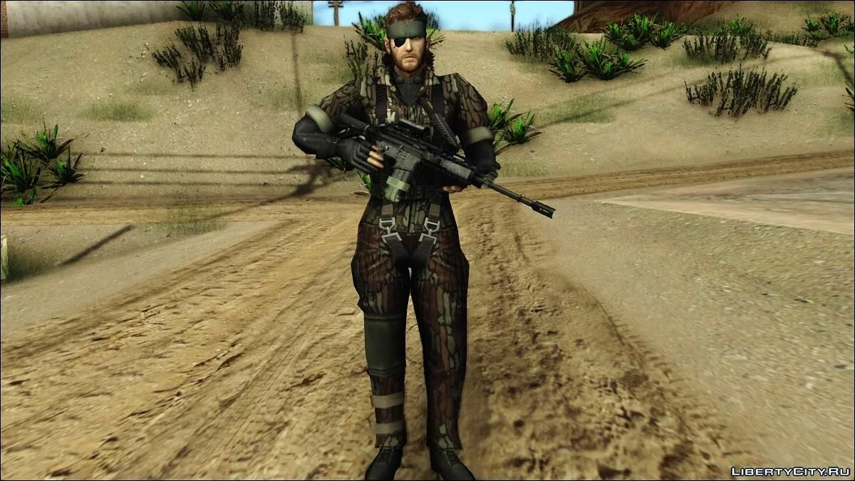Metal Gear Solid 3 BIG BOSS camo pack / GTA San Andreas