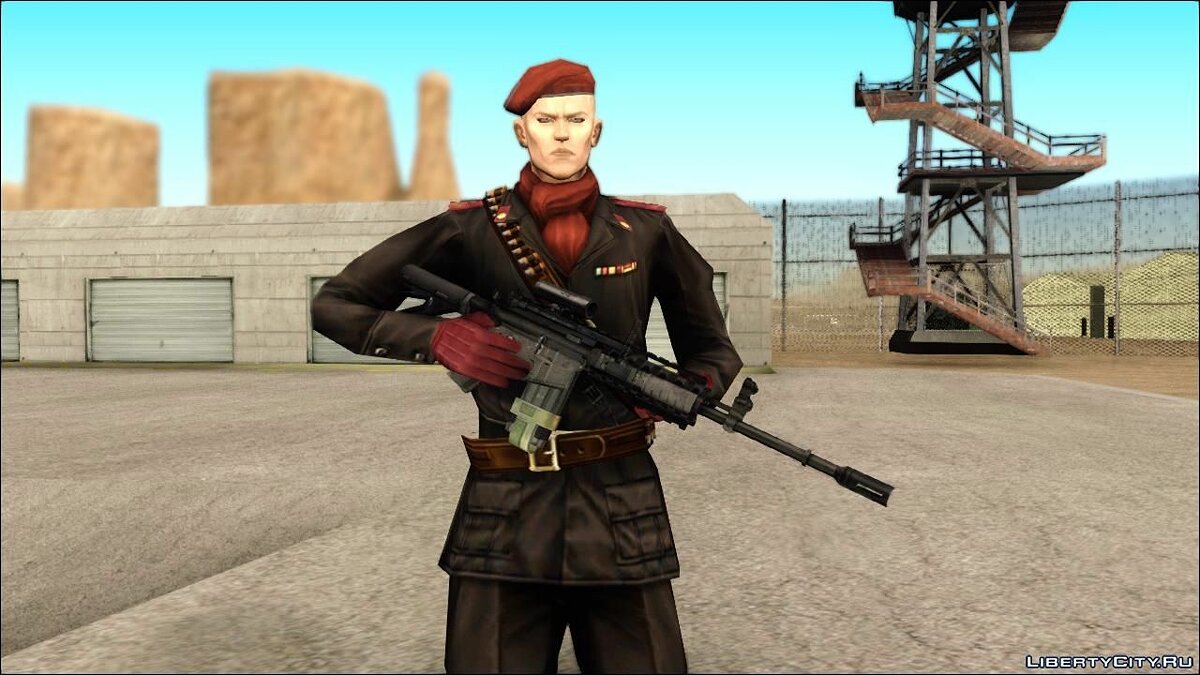 Скачать Metal Gear Solid 3 Ocelot для GTA San Andreas