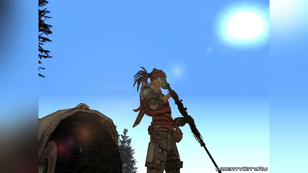Mordecai из Borderlands 2 / GTA San Andreas