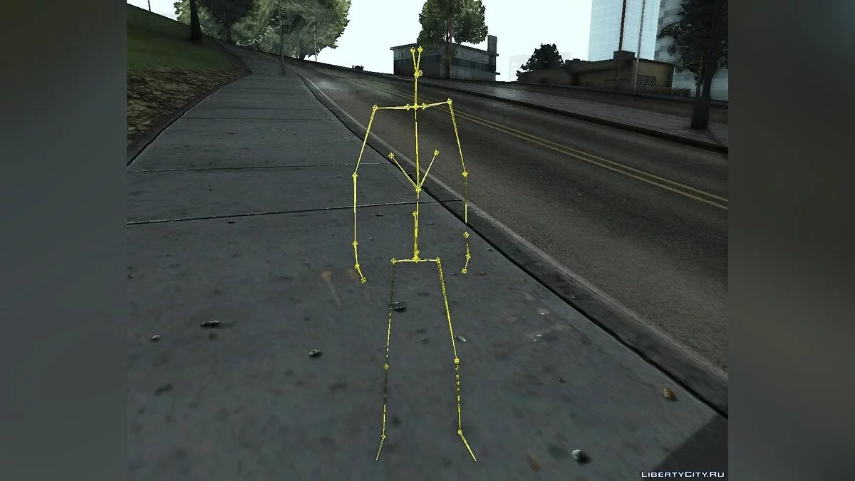 Саньковский скелет для Саньки / GTA San Andreas