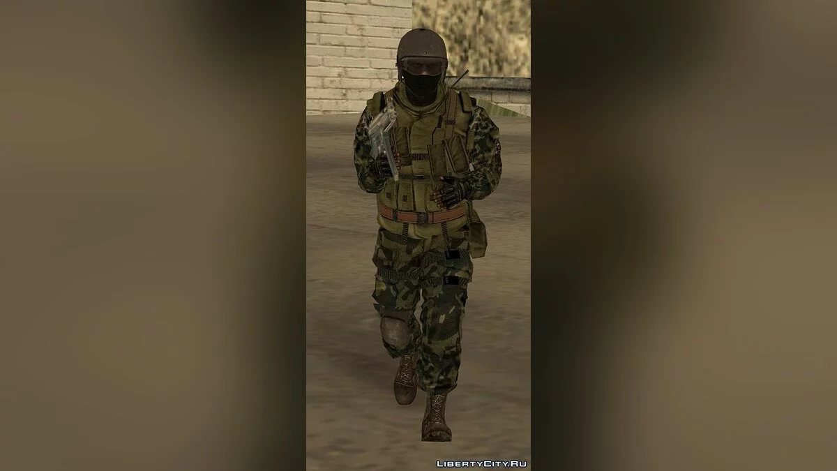 Штурмовик ВСРФ, конверт из BF-BC2 / GTA San Andreas