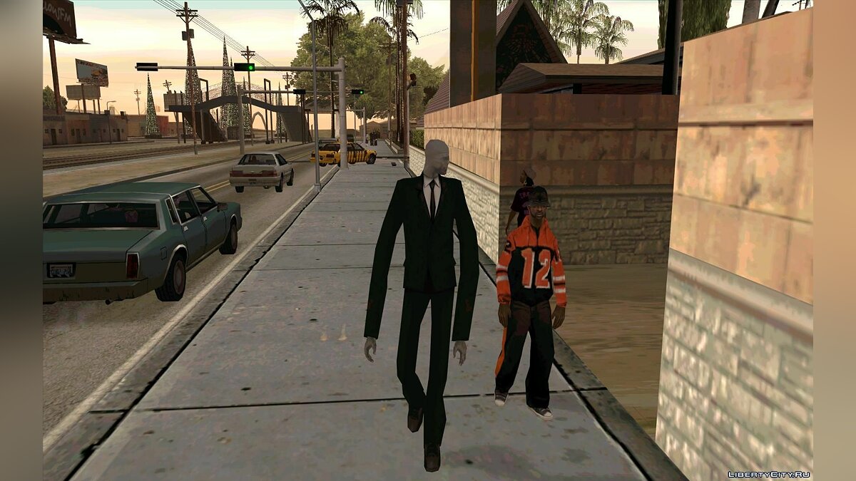 Скачать Slender man(Тонкий человек) для GTA San Andreas