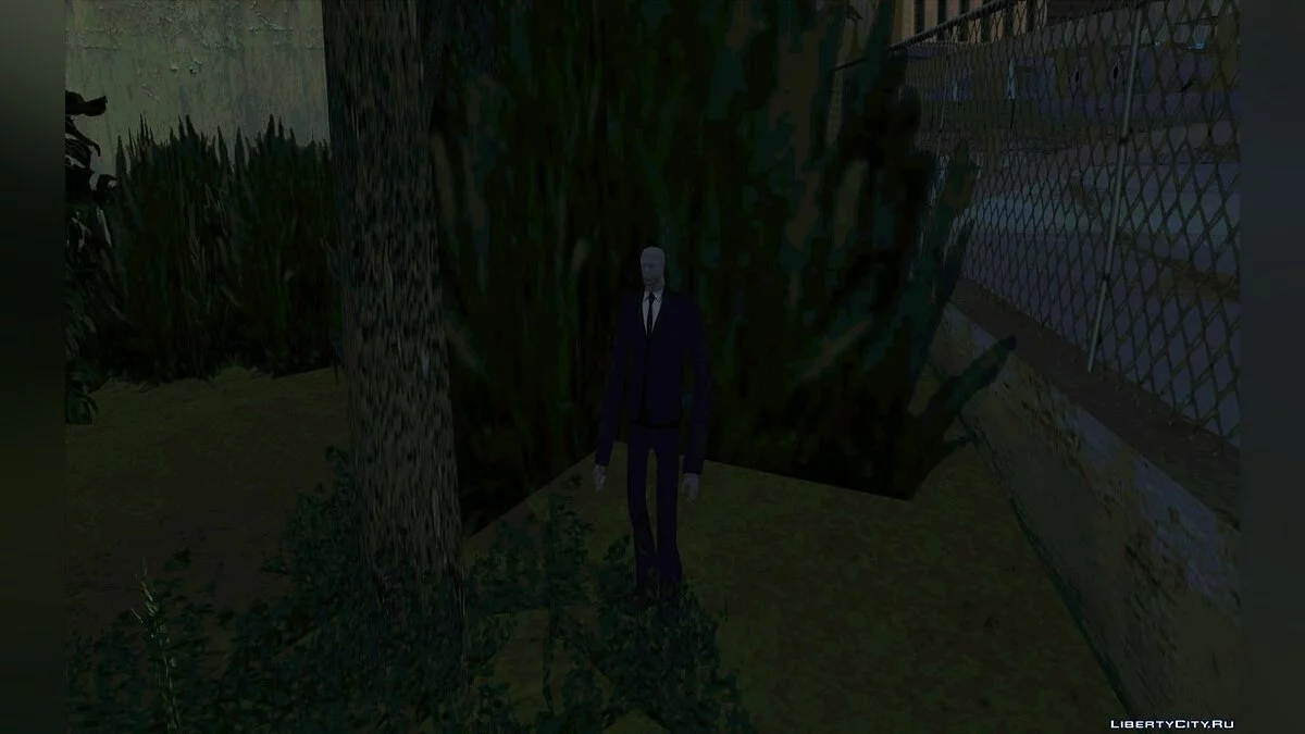 Slender man(Тонкий человек) / GTA San Andreas