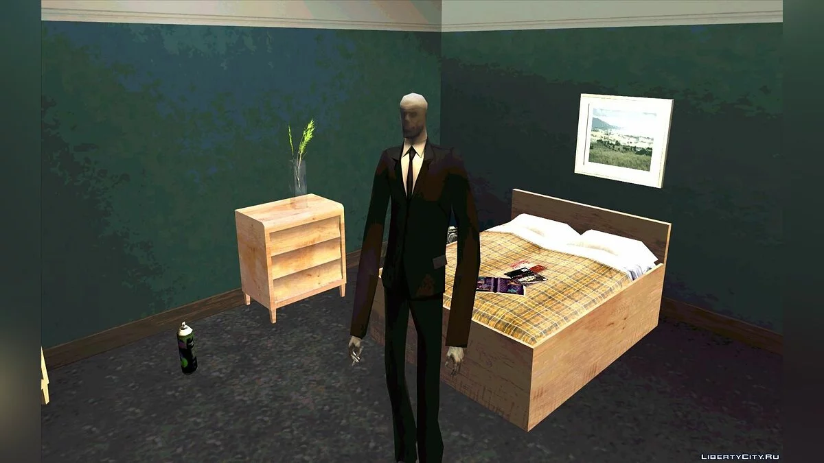 Slender man(Тонкий человек) / GTA San Andreas