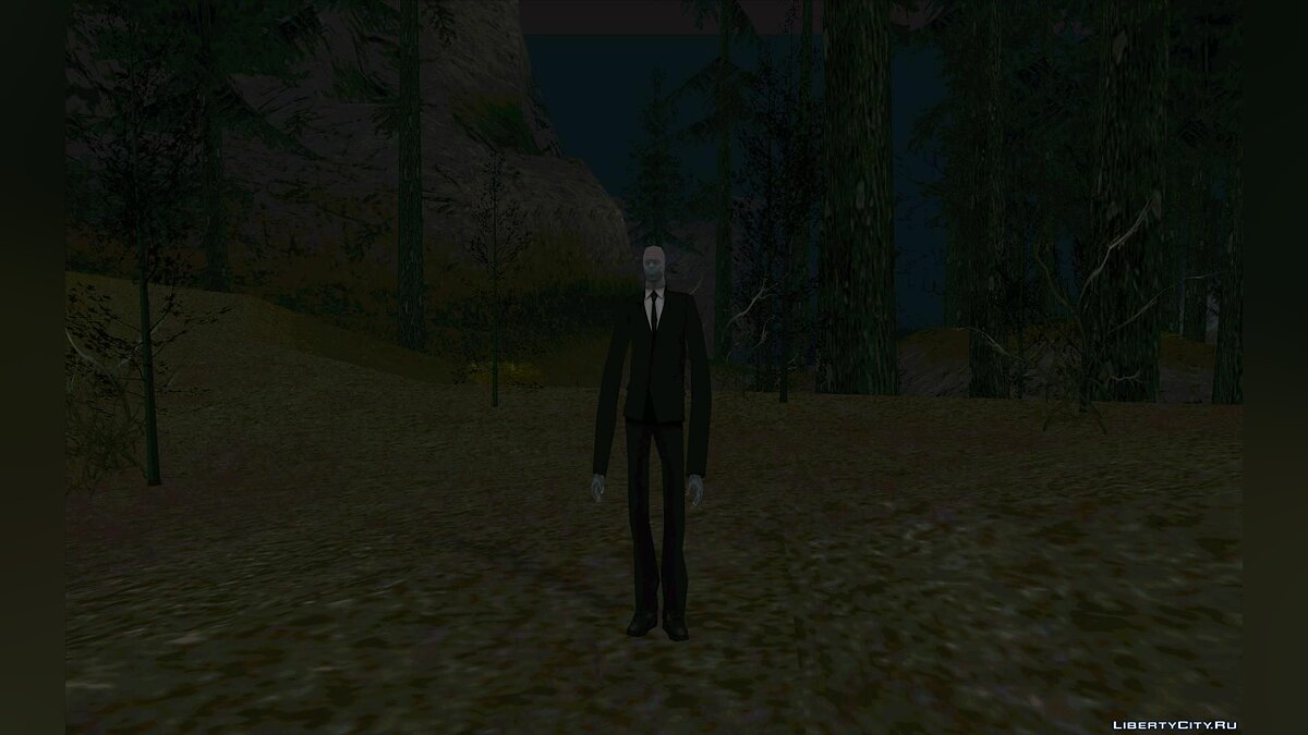 Скачать Slender man(Тонкий человек) для GTA San Andreas