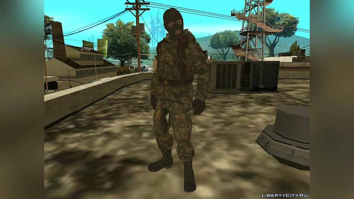 Советский солдат из Call of Duty: Black Ops / GTA San Andreas