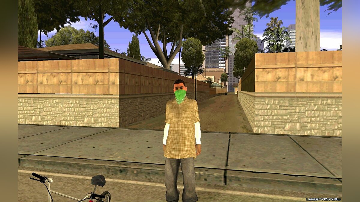 Замена franklin.dff в GTA San Andreas (11 файлов)